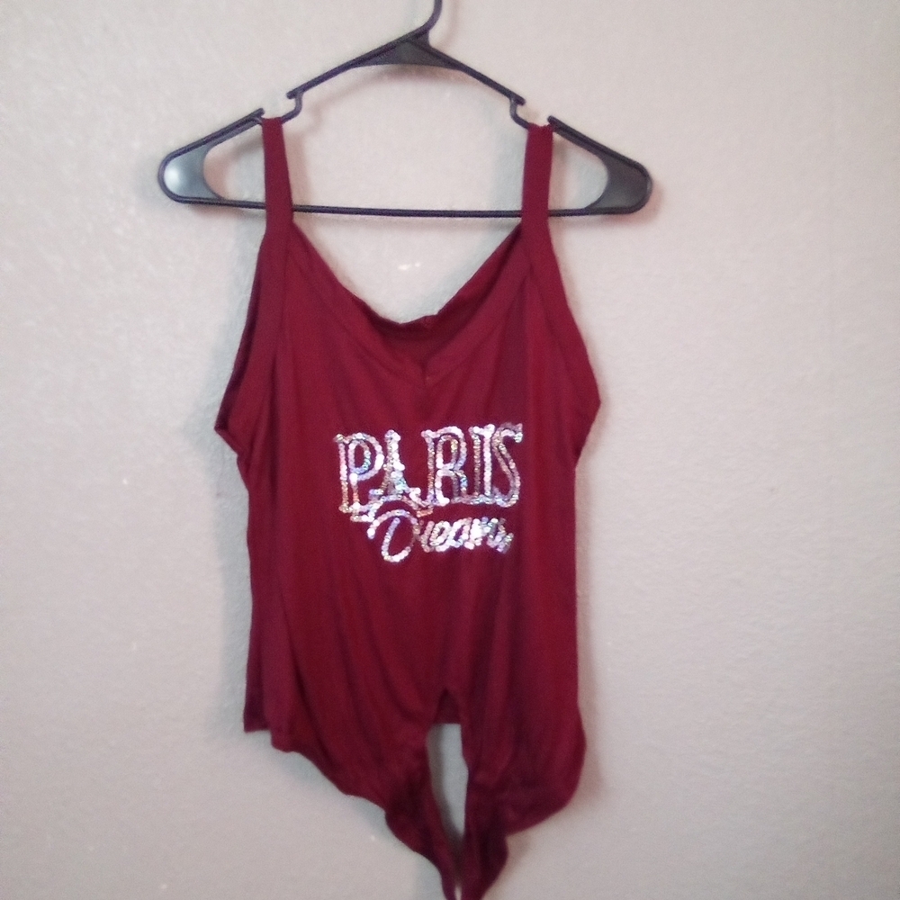 Burgundy Women's Top ( Bag F )